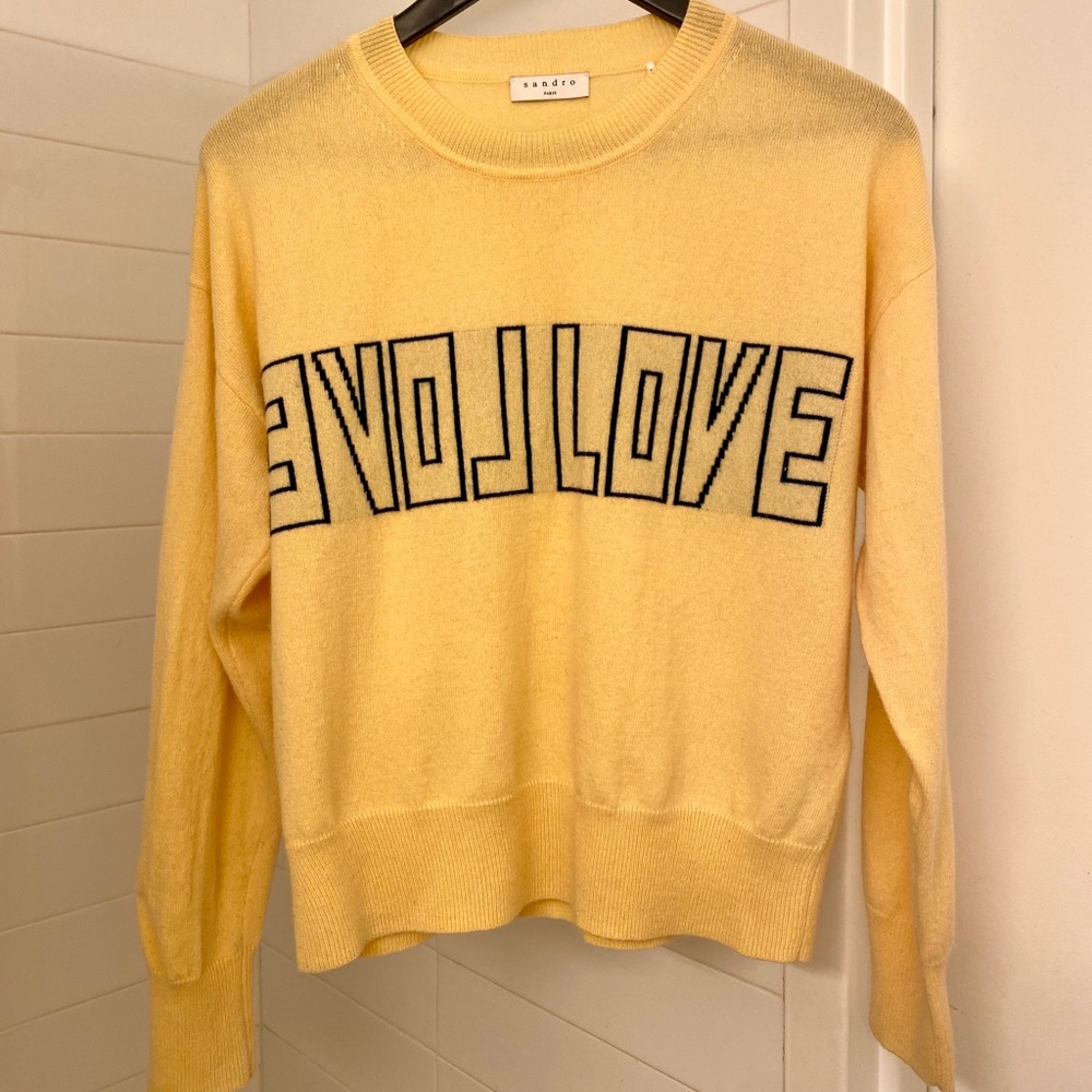 Sandro LOVE LOVE Sweater